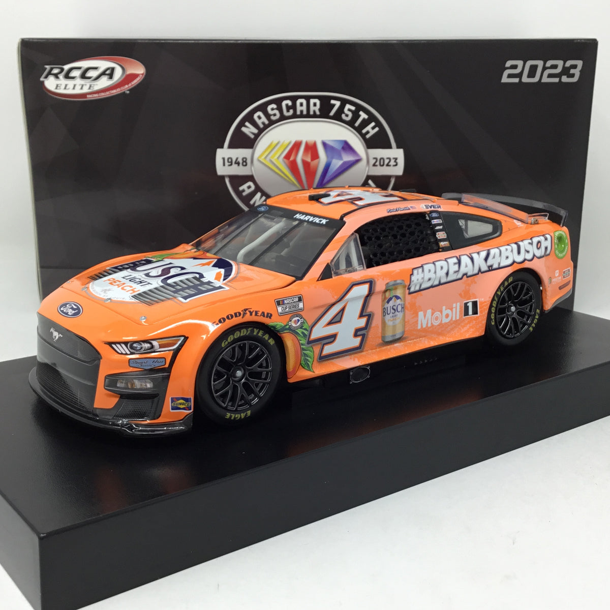 Kevin Harvick 2023 Busch Light Peach 1:24 Elite Diecast – Spoiler Diecast