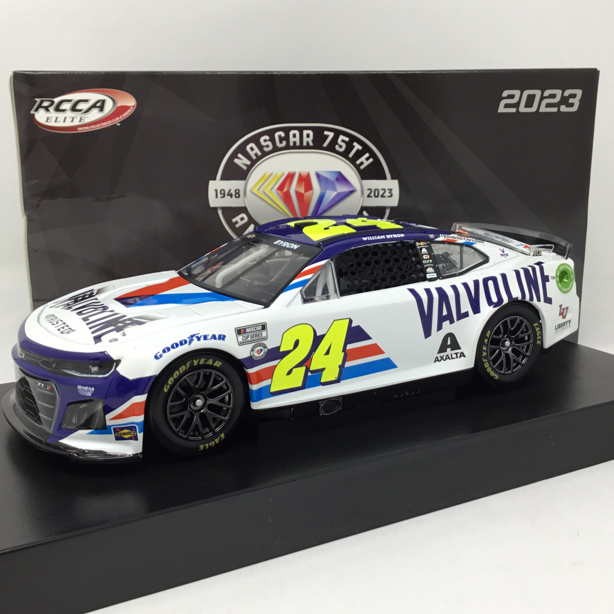 William Byron 2023 Valvoline 1:24 Elite Diecast – Spoiler Diecast