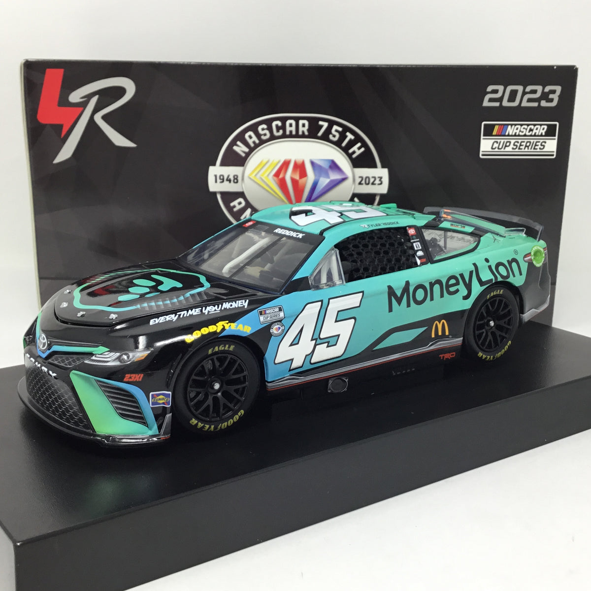 Tyler Reddick 2023 Money Lion Foil Number 1:24 Diecast – Spoiler Diecast