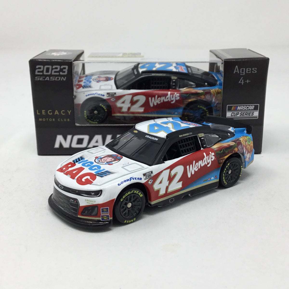 Noah Gragson 2023 Wendy's Biggie Bag 1:64 Diecast – Spoiler Diecast