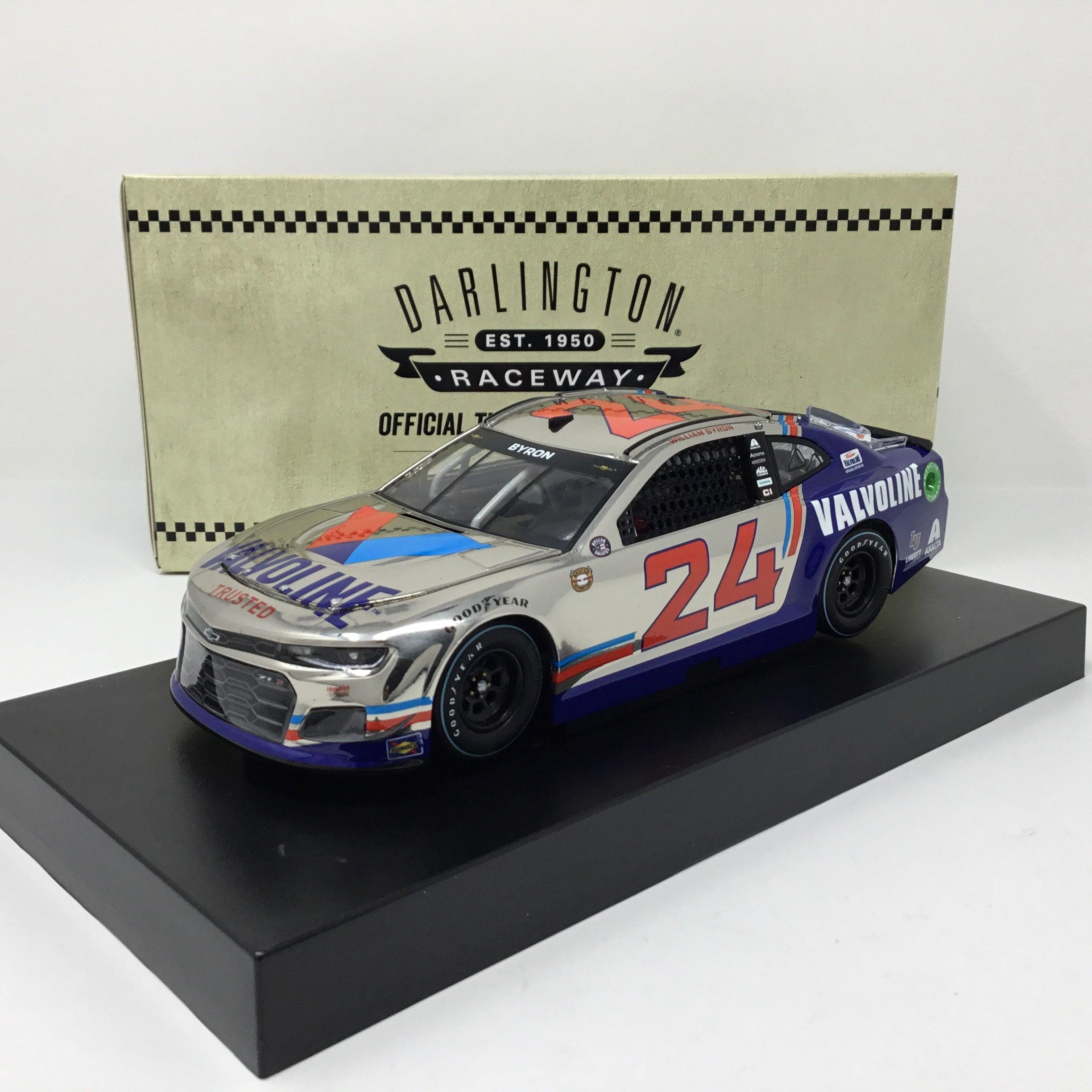 William Byron 2021 Valvoline Darlington Color Chrome 1:24 Diecast ...