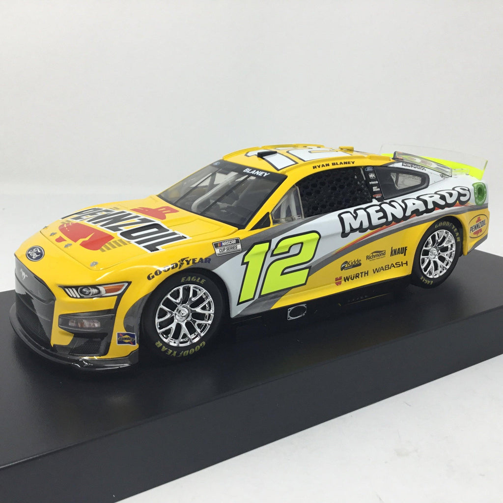 Ryan Blaney 2022 Pennzoil Menards 1:24 Diecast - Spoiler Diecast